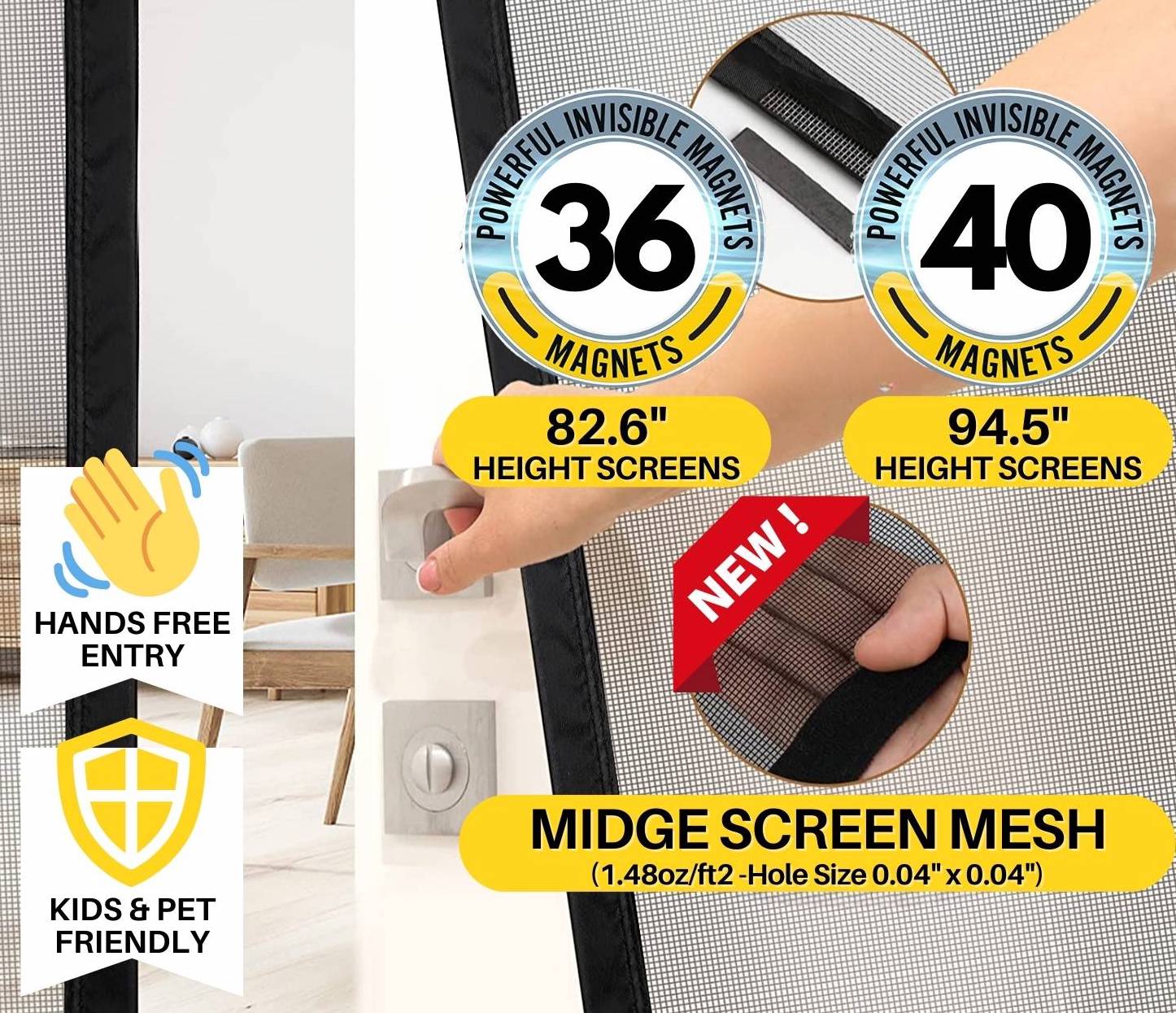 best magnetic door screens USA