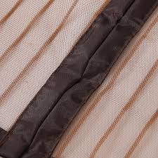 brown magnetic door screen