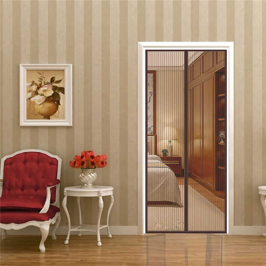 Brown Magnetic Screen Door