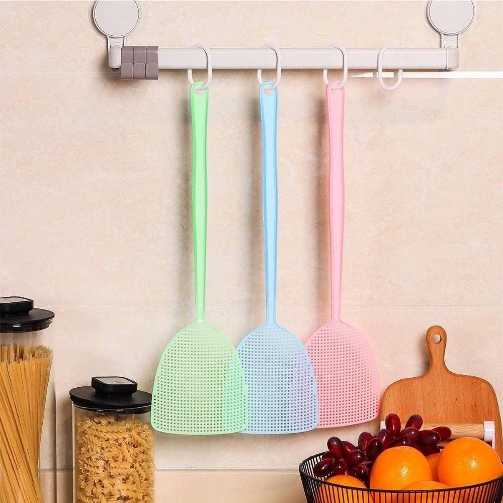 Plastic Fly Swatters, Pack of 5